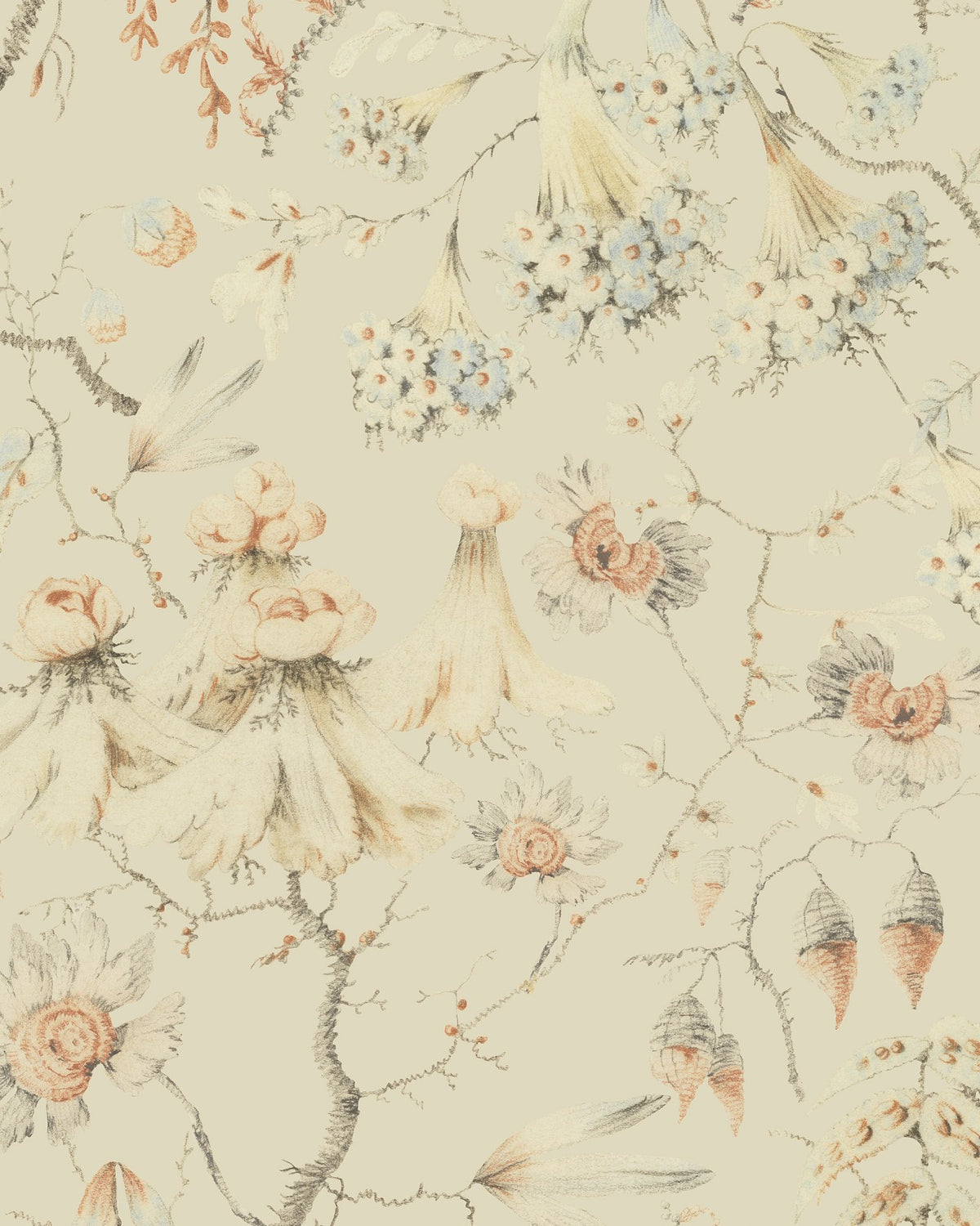GRANDMA'S TAPESTRY Wallpaper by Mindthegap