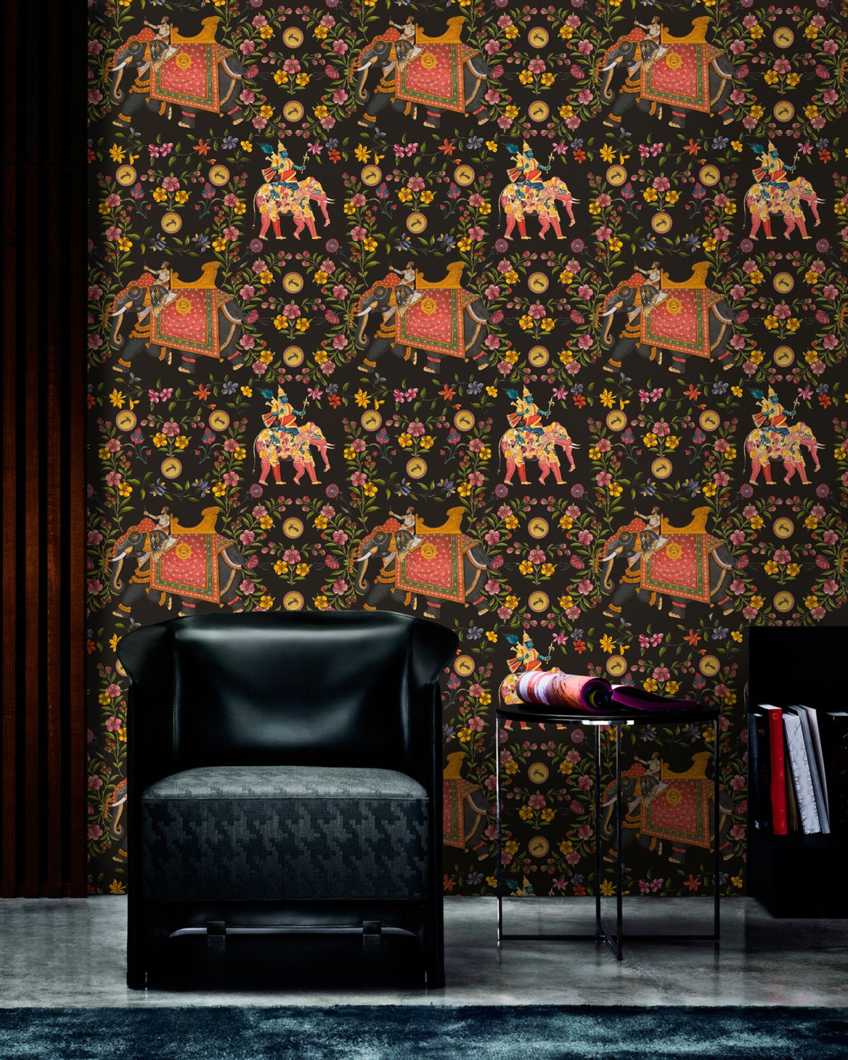 ARISTOCRACY Anthracite Wallpaper by Mindthegap