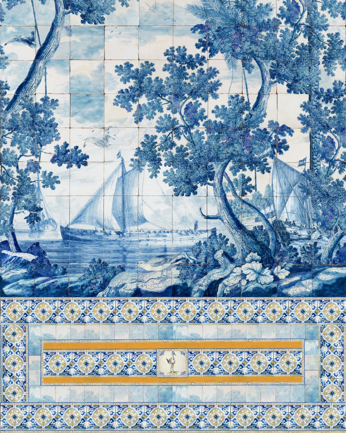 AZURE Mural Wallpaper by Mindthegap