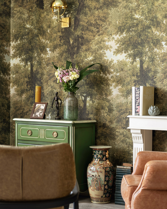 BRANCHY Neutral Wallpaper par Mindthegap