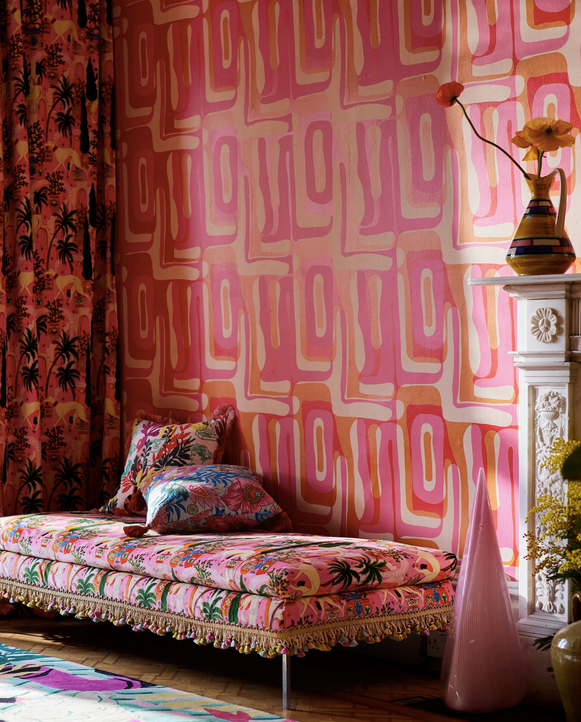 Papier peint NOSTALGIA Rosa par Mindthegap