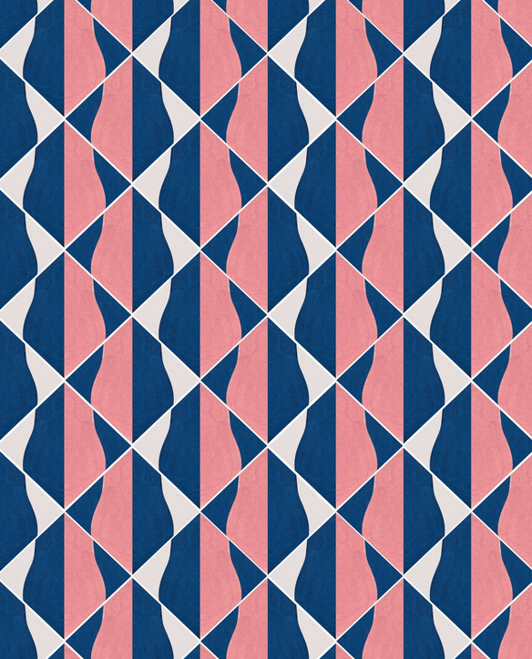 Papier peint ONDE Bicolori par Mindthegap
