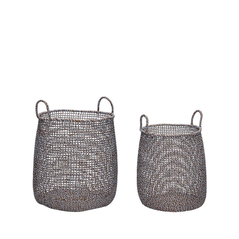 Mist Baskets (set of 2) by Hübsch