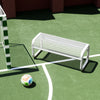 Modern Tube Bench by Bend Goods, stylish seating with tubular metal design, ideal for contemporary indoor or outdoor spaces.