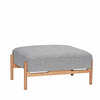 Moment Pouffe Grey by Hübsch