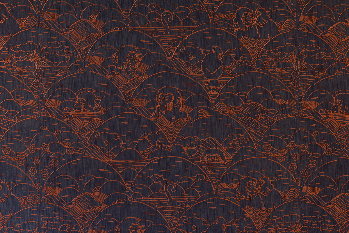 Indigo Macaque by Moooi Wallcovering