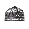 Small black Emperor suspended lighting by Moooi, featuring a modern, artistic design with a sleek finish.