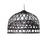 Small black Emperor suspended lighting by Moooi, featuring a modern, artistic design with a sleek finish.