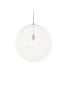 Small black Moooi Random Light II lighting fixture with a 4-meter cord, showcasing modern, artistic design.