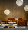 Small black Moooi Random Light II lighting fixture with a 4-meter cord, showcasing modern, artistic design.