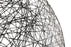 Small black Moooi Random Light II lighting fixture with a 4-meter cord, showcasing modern, artistic design and unique illumination.