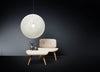 Small black Moooi Random Light II lighting fixture with a 4-meter cord, showcasing modern, artistic design.