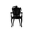 Smoke dining chair by Moooi, modern seating with a sleek, curved design and smooth upholstery in a stylish smoky gray color.