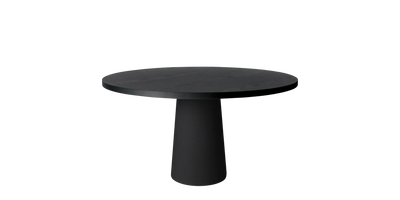 Black Container Table Foot by Moooi, a modern table leg with a sleek, minimalist design for contemporary furniture.
