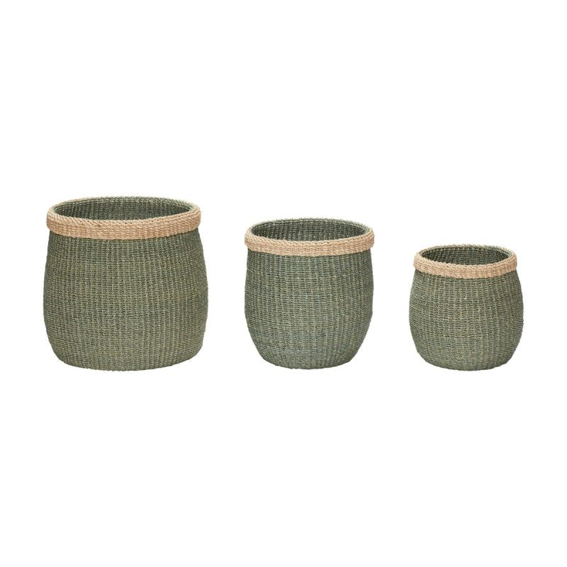Moss Baskets (Set of 3) by Hübsch