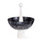 Mustique Finial Bowl - Black & White by Jonathan Adler