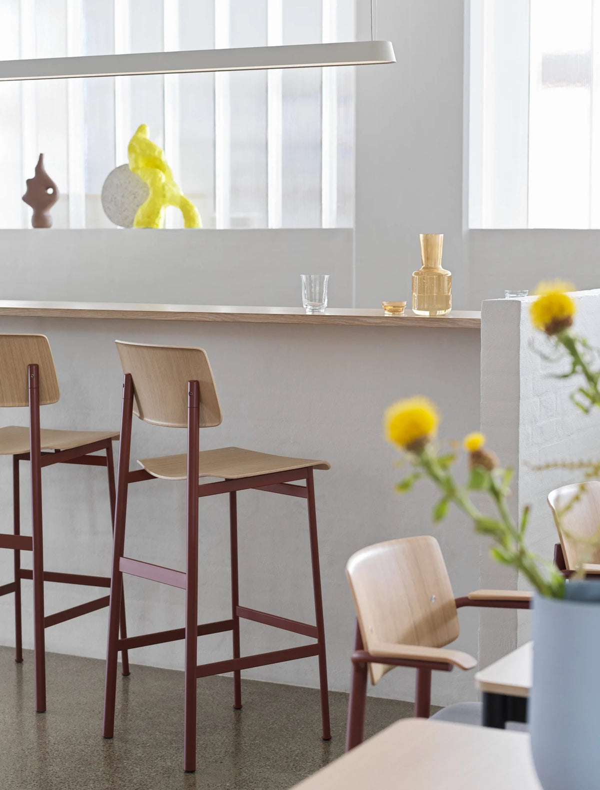 Loft Bar/Counter Height Stool by Muuto