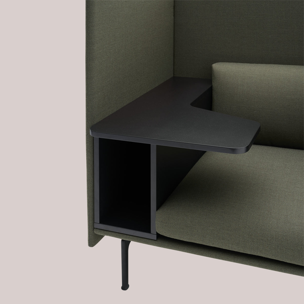 Outline Highback Work Left 100 by Muuto
