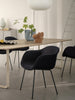 Fibre Armchair Tube Base – Rembourrage avant par Muuto 