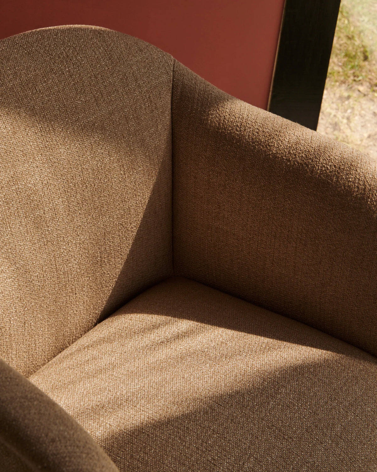 Fiber Soft Armchair Wood Base by Muuto