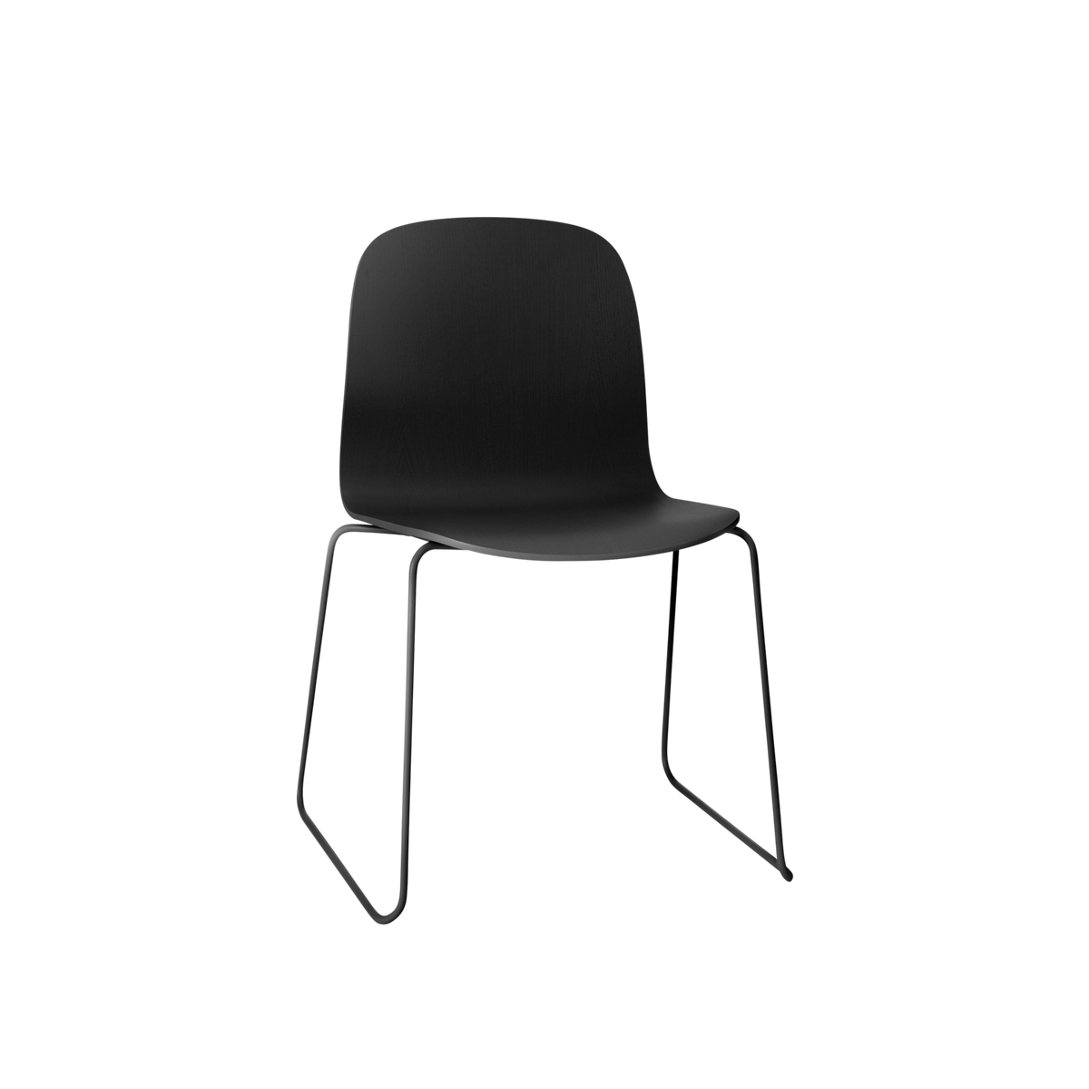 Visu Chair with Sled Base by Muuto