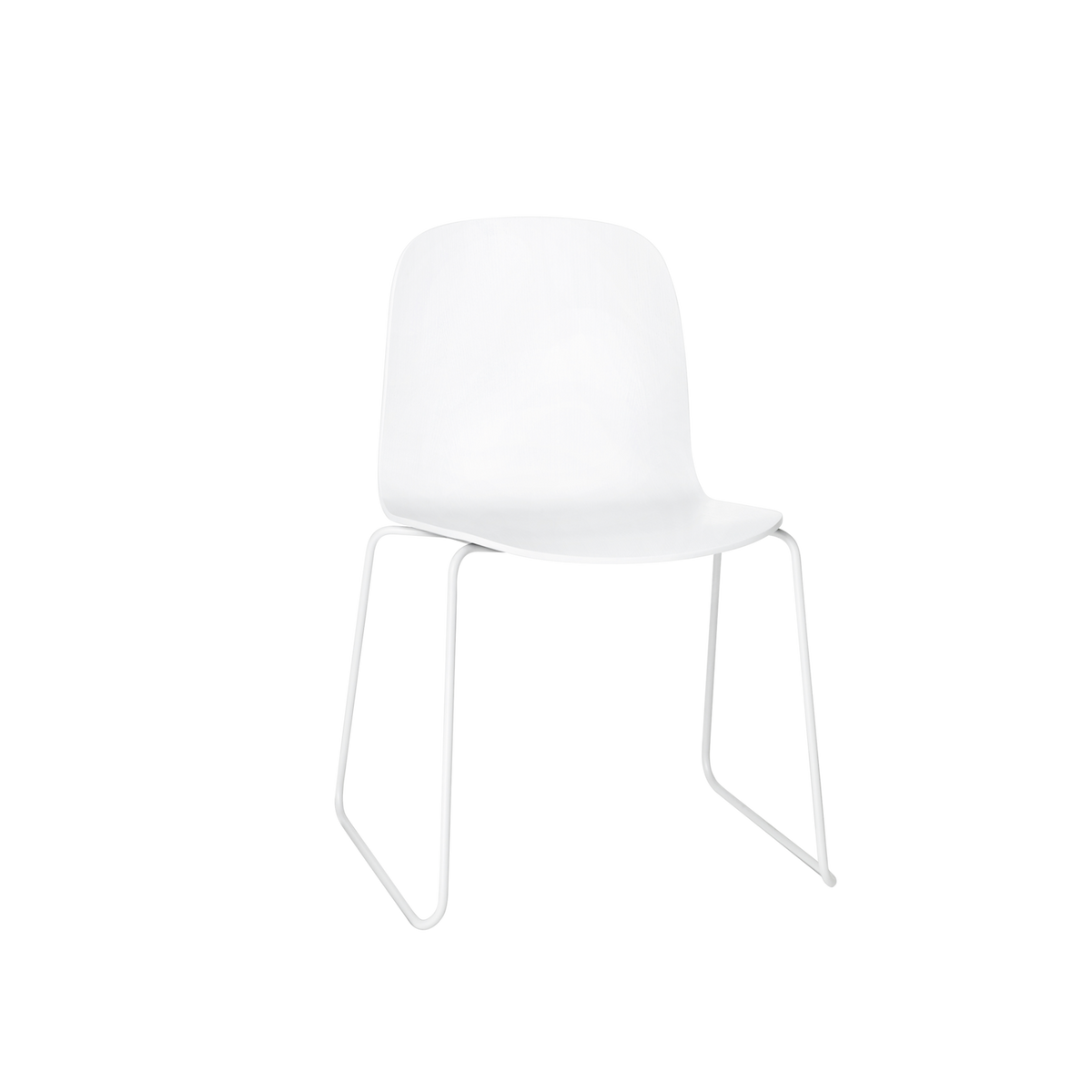 Visu Chair with Sled Base by Muuto
