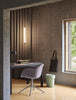 Fiber Soft Armchair Swivel Base by Muuto
