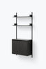 Étagère murale New Works 1900 Cabinet Tall avec portes par New Works