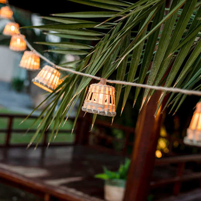 Solar and rechargeable Aurora Lights by Newgarden, showcasing vibrant multicolored LED lighting for outdoor decoration.