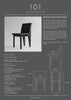Brutus Slim Dining Chair - Coffee by 101 Copenhagen