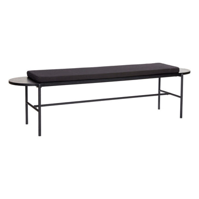 Norm Bench Black by Hübsch (Floor Model)