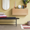 Norm Bench Black by Hübsch (Floor Model)