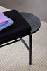 Norm Bench Black by Hübsch (Floor Model)