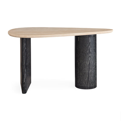 Oeuf Travertine Desk by Jonathan Adler