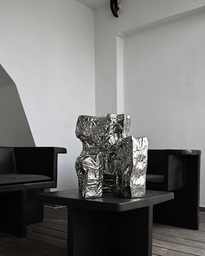 Kami Vase, Big - Chrome by 101 Copenhagen