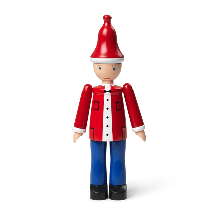 Ole, Red/Blue/White, H: 6.9" by Kay Bojesen