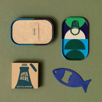 Tinned Goods - Open Here Bottle Opener by Block Design