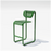Green Outdoor Tube Barstool by Bend Goods, modern seating with tubular design, suitable for outdoor patios and bars.