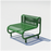 Green outdoor tube lounge seating by Bend Goods, modern and stylish outdoor furniture for relaxing outdoor spaces.