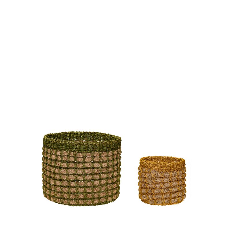 Pine Baskets (Set of 2) by Hübsch