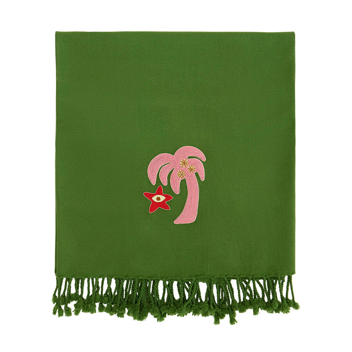 Playa Palm Tree Throw by Jonathan Adler