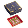 Jonathan Adler Playa Greyhounds square tray, stylish accessories with a greyhound design, perfect for decorative or functional use.