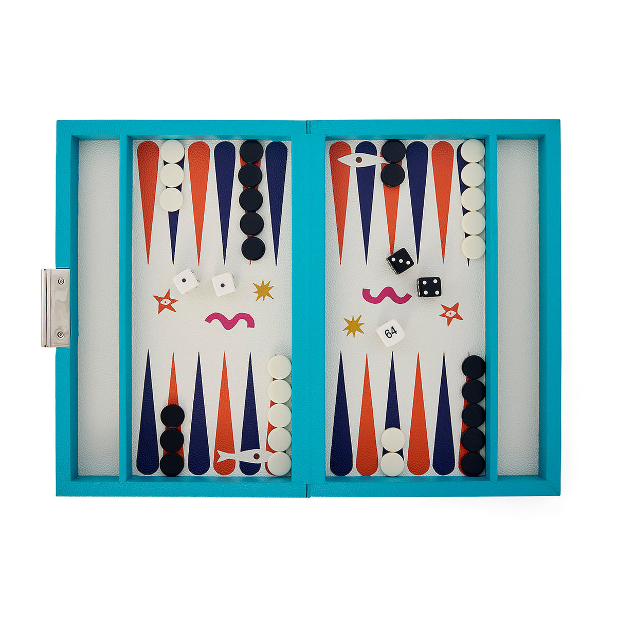 Playa Leather Backgammon Set by Jonathan Adler