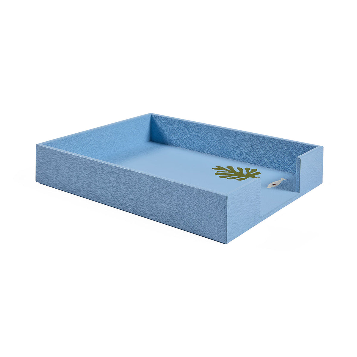 Playa Leather Letter Tray by Jonathan Adler