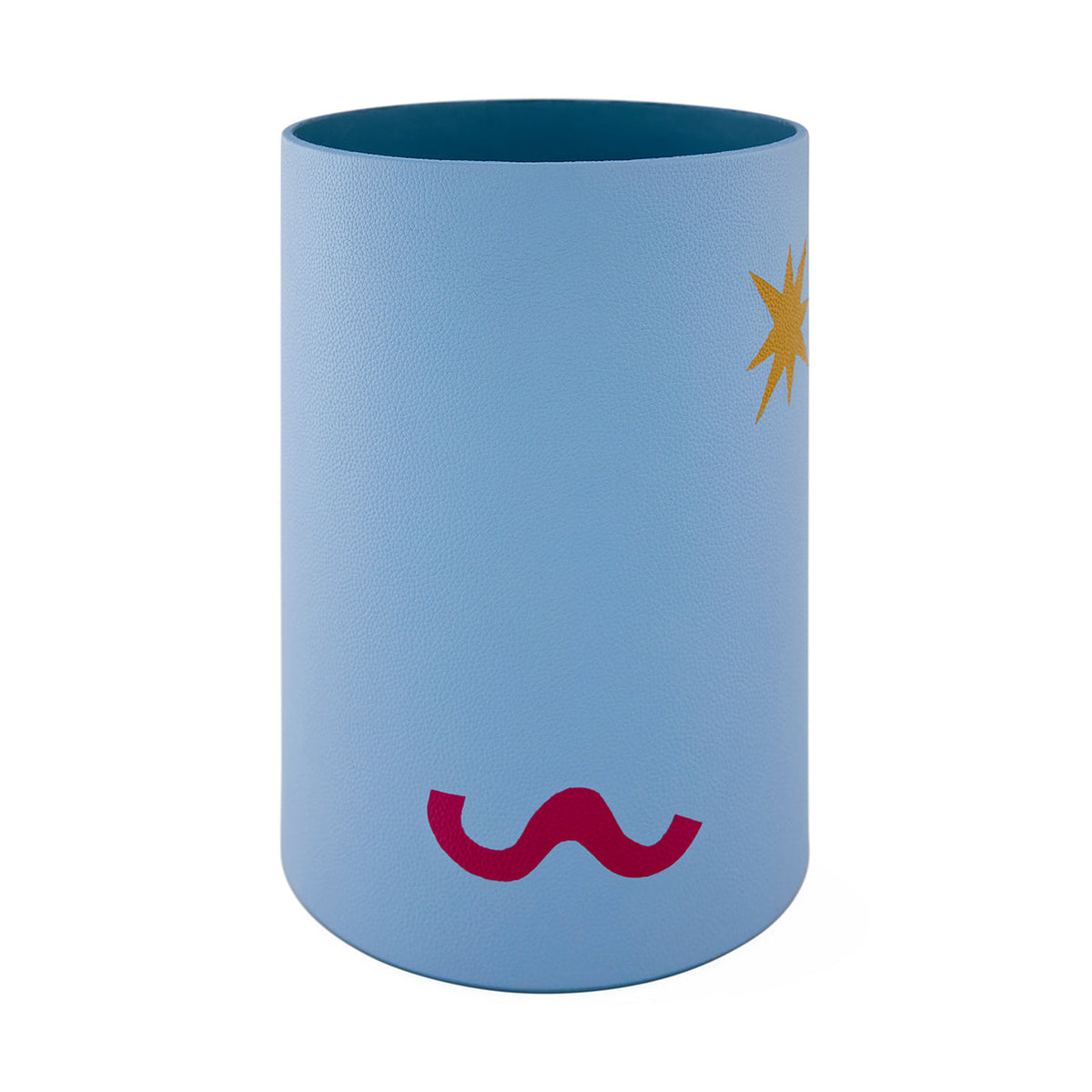 Playa Leather Waste Basket by Jonathan Adler