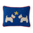 Decorative Playa Schnauzers pillow by Jonathan Adler featuring playful schnauzer illustrations on a vibrant fabric.