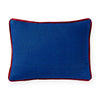 Playa Schnauzers decorative pillow by Jonathan Adler featuring playful Schnauzer dog illustrations on fabric.