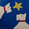 Jonathan Adler Playa Schnauzers pillow featuring playful schnauzer illustrations on a decorative accessory for home decor.