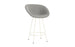 Mat Bar Armchair 65 cm Full Upholstery Steel by Normann Copenhagen