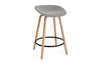 Mat Barstool 65 Full Upholstery Wood by Normann Copenhagen
